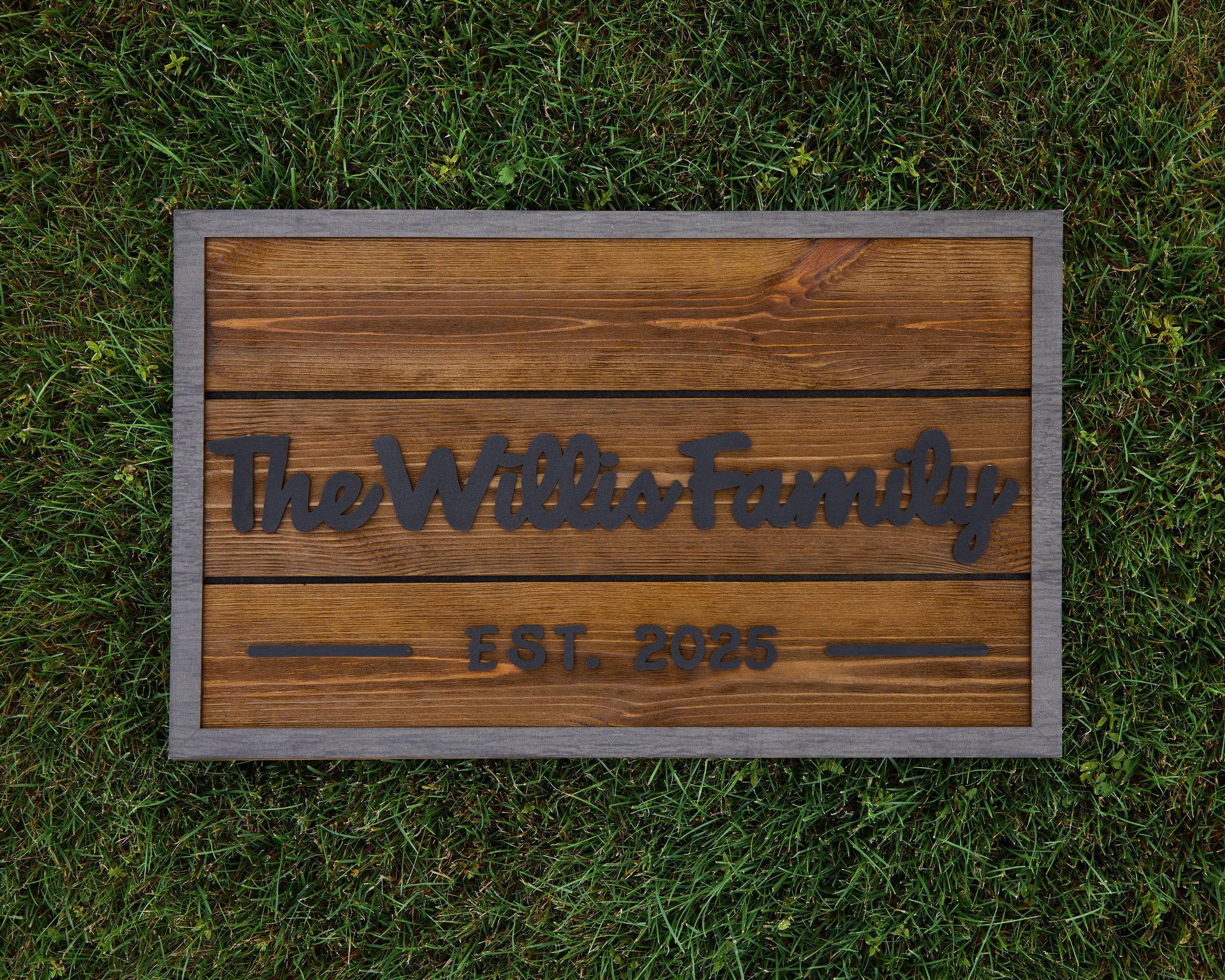 3D Family Last Name Sign, Anniversary Gift, Farmhouse Family, Housewarming Gift, Custom Family Sign, Wooden Name Sign, Christmas Gift