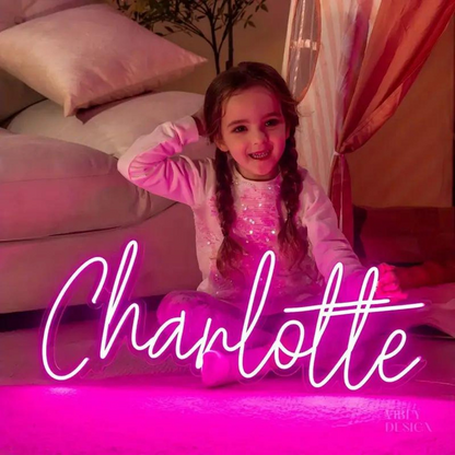 Personalized Neon Sign For Kids