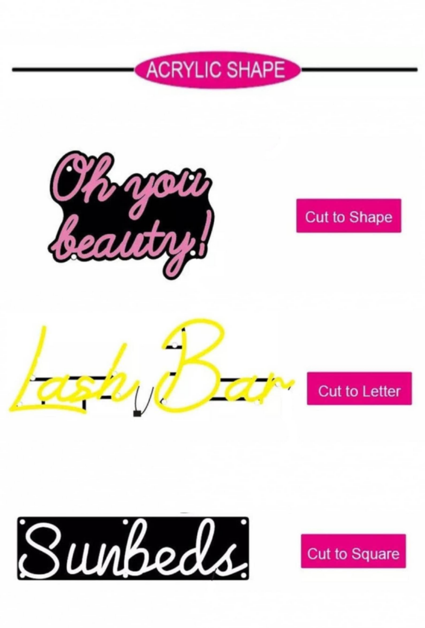 Personalized Neon Sign For Kids