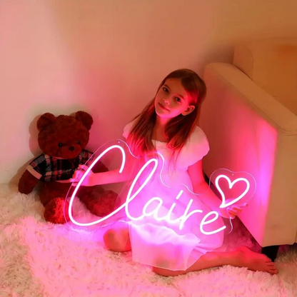 Personalized Neon Sign For Kids