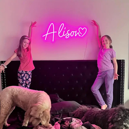 Personalized Neon Sign For Kids