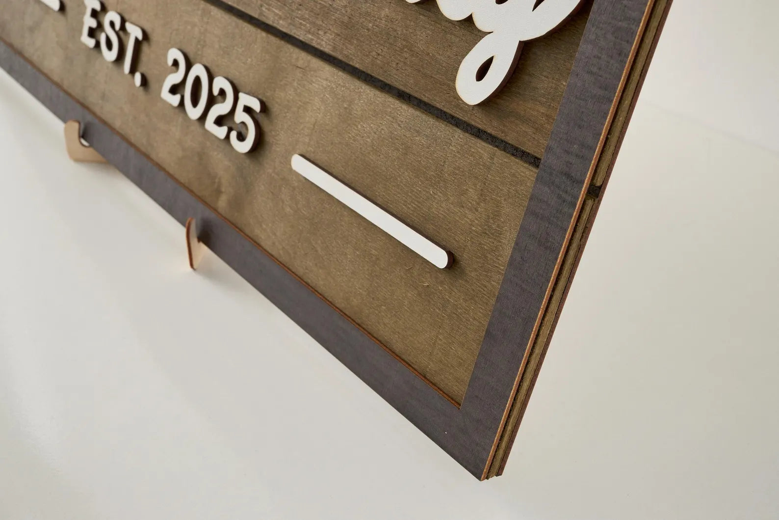 3D Family Last Name Sign, Anniversary Gift, Farmhouse Family, Housewarming Gift, Custom Family Sign, Wooden Name Sign, Christmas Gift [DarGre]