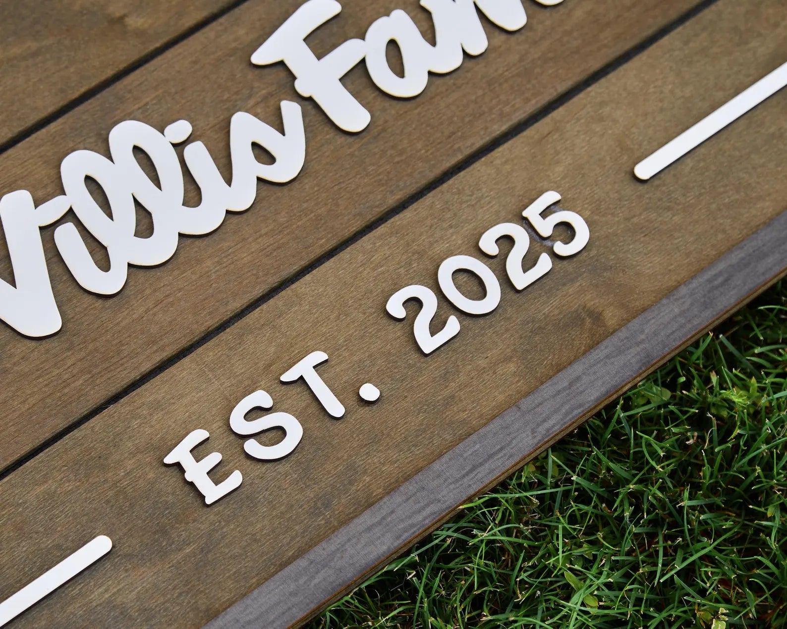 3D Family Last Name Sign, Anniversary Gift, Farmhouse Family, Housewarming Gift, Custom Family Sign, Wooden Name Sign, Christmas Gift [DarGre]